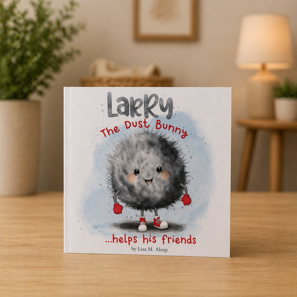 Larry the Dust Bunny Helps His Friend - Book 1