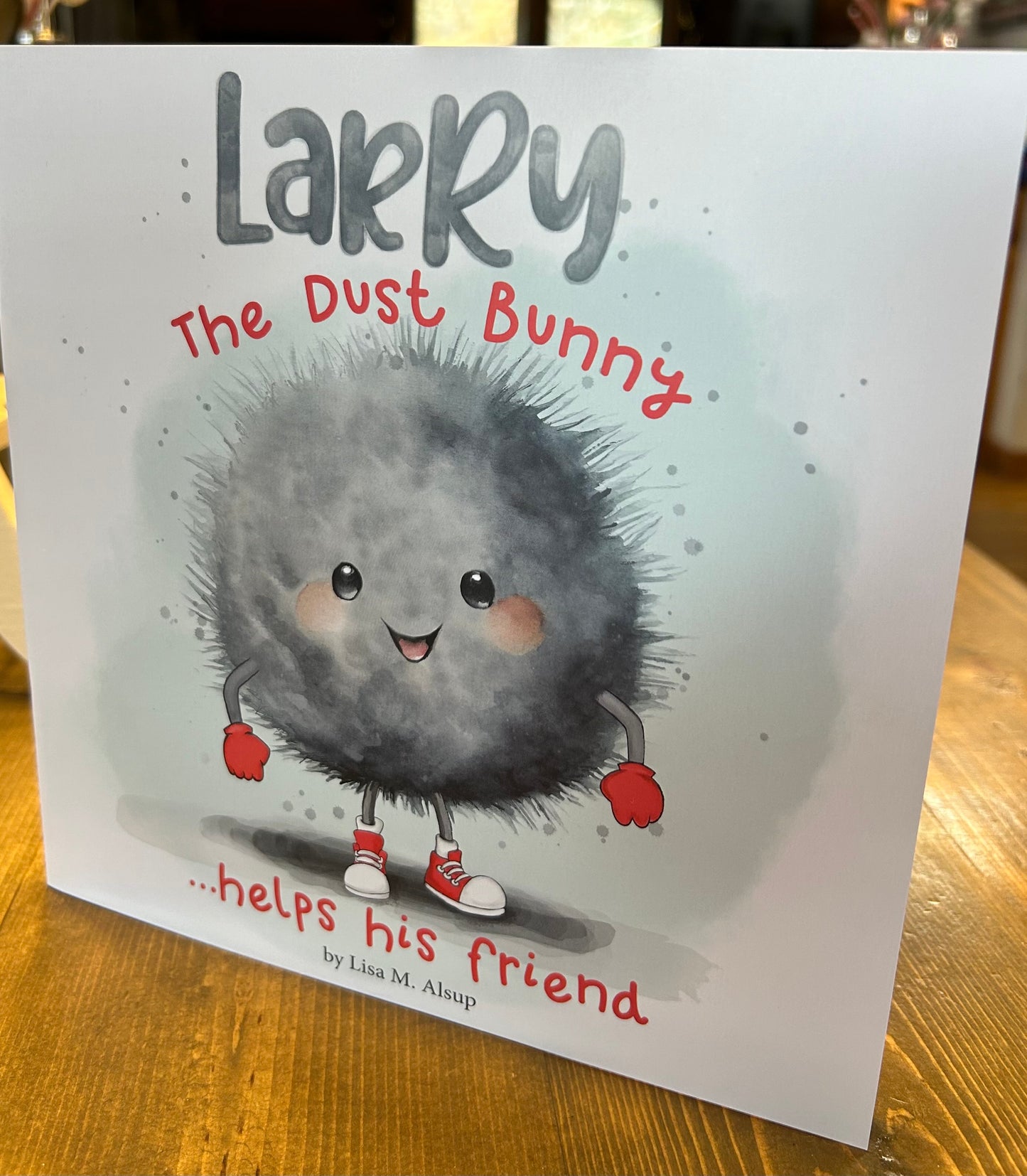 Larry the Dust Bunny Helps His Friend - Book